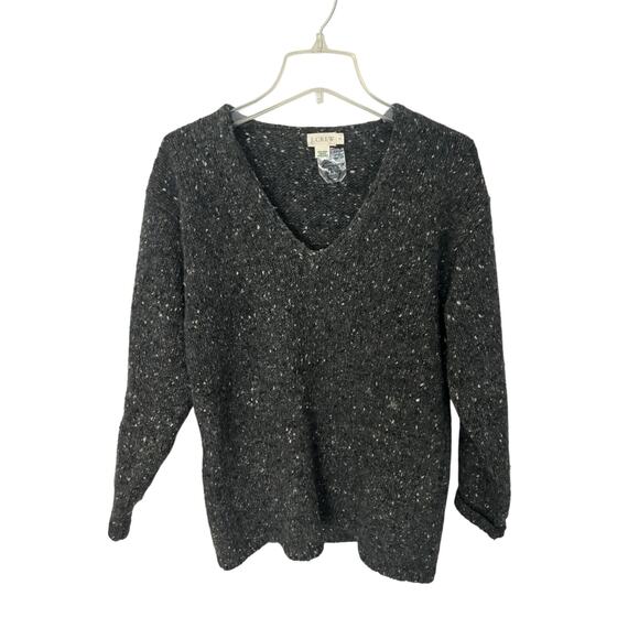 NWOT- ladies J Crew 100% wool sweater grey size S - Picture 1 of 4